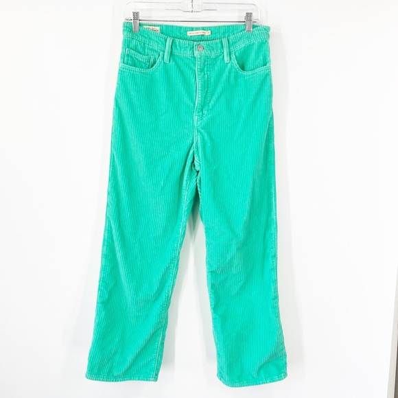 Levi’s Ribcage Straight Ankle Pants Corduroy High Rise - Picture 1 of 8